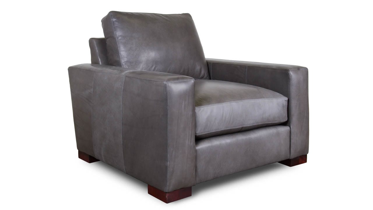 Contemporary Leather Chairs Cococo Home - Monroe Leather Chair Contarni Carbon contemporary leather chairs cococo home - monroe leather chair contarni carbon