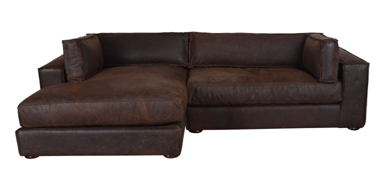 Apex-Sofa-Chaise-Sectional-Storm-Black-Amber-and-Tri-color-hair-on-hide-with-inverted-seams