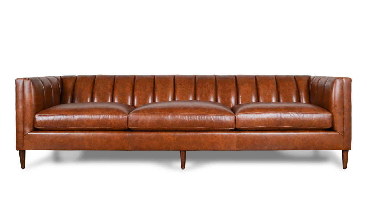 Clark Leather Sofa 107 x 35 Sir Edmond Bronx