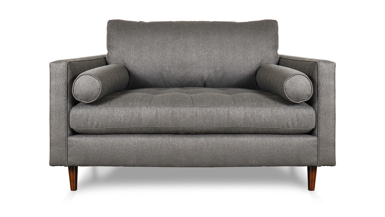 Madison Fabric Chair in Grey
