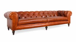 Soho Chesterfield Leather Sofa 118 x 42 Sundance Cognac