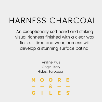 Moore & Giles Harness Charcoal